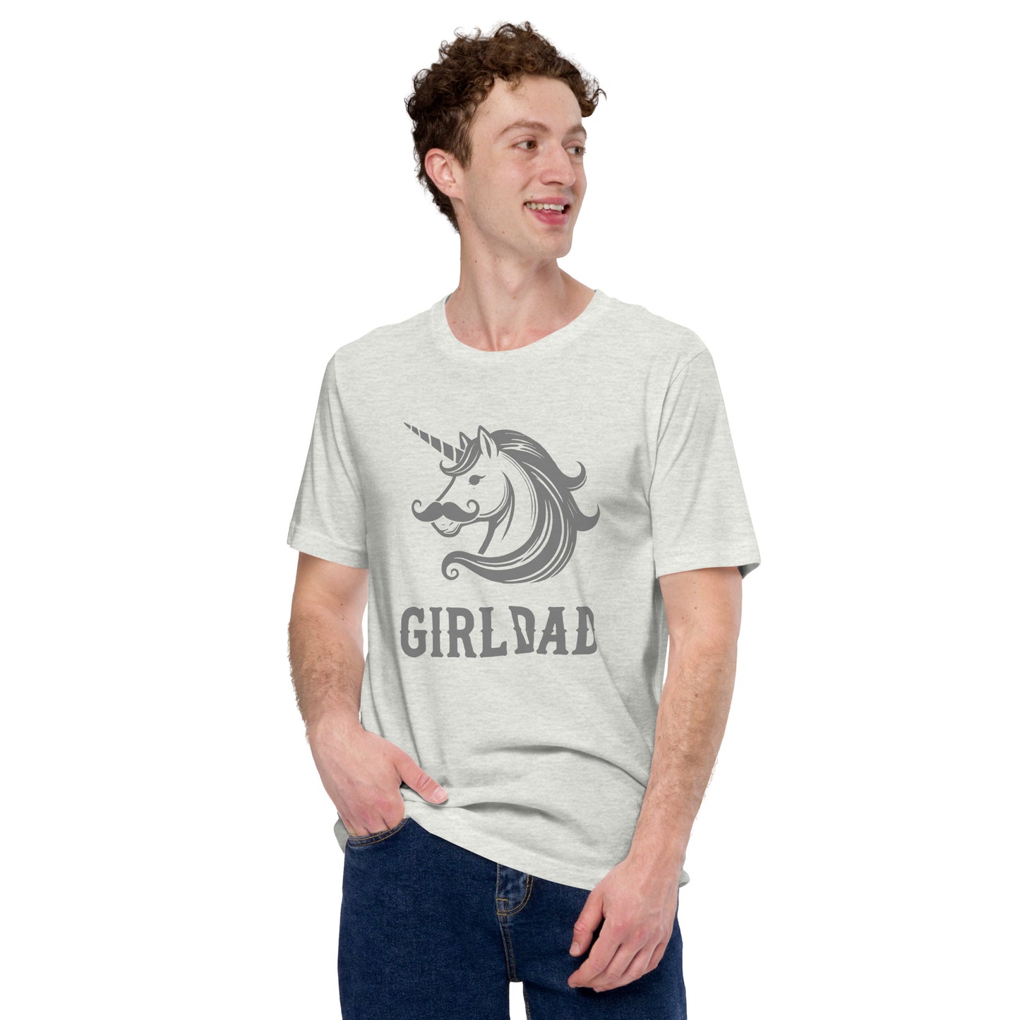 Proud Girl Dad Unicorn T-Shirt