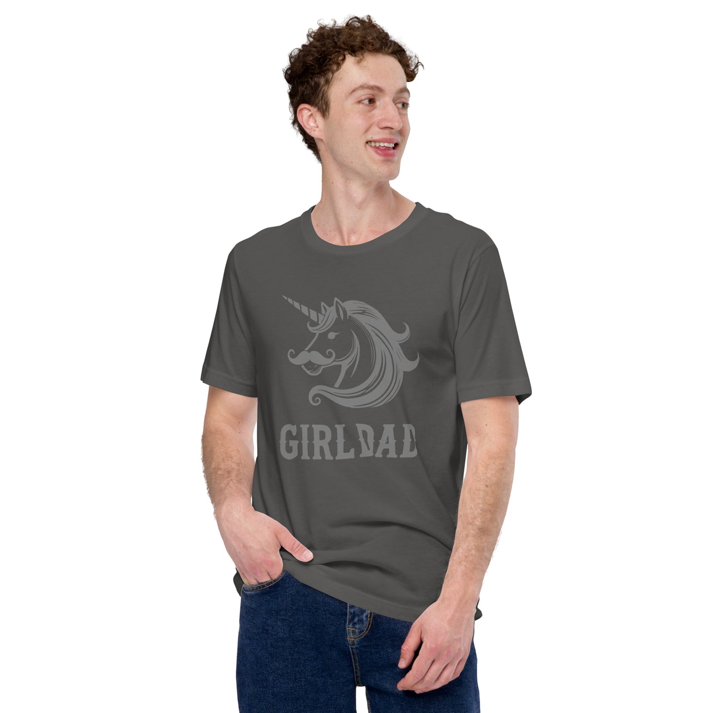 Proud Girl Dad Unicorn T-Shirt