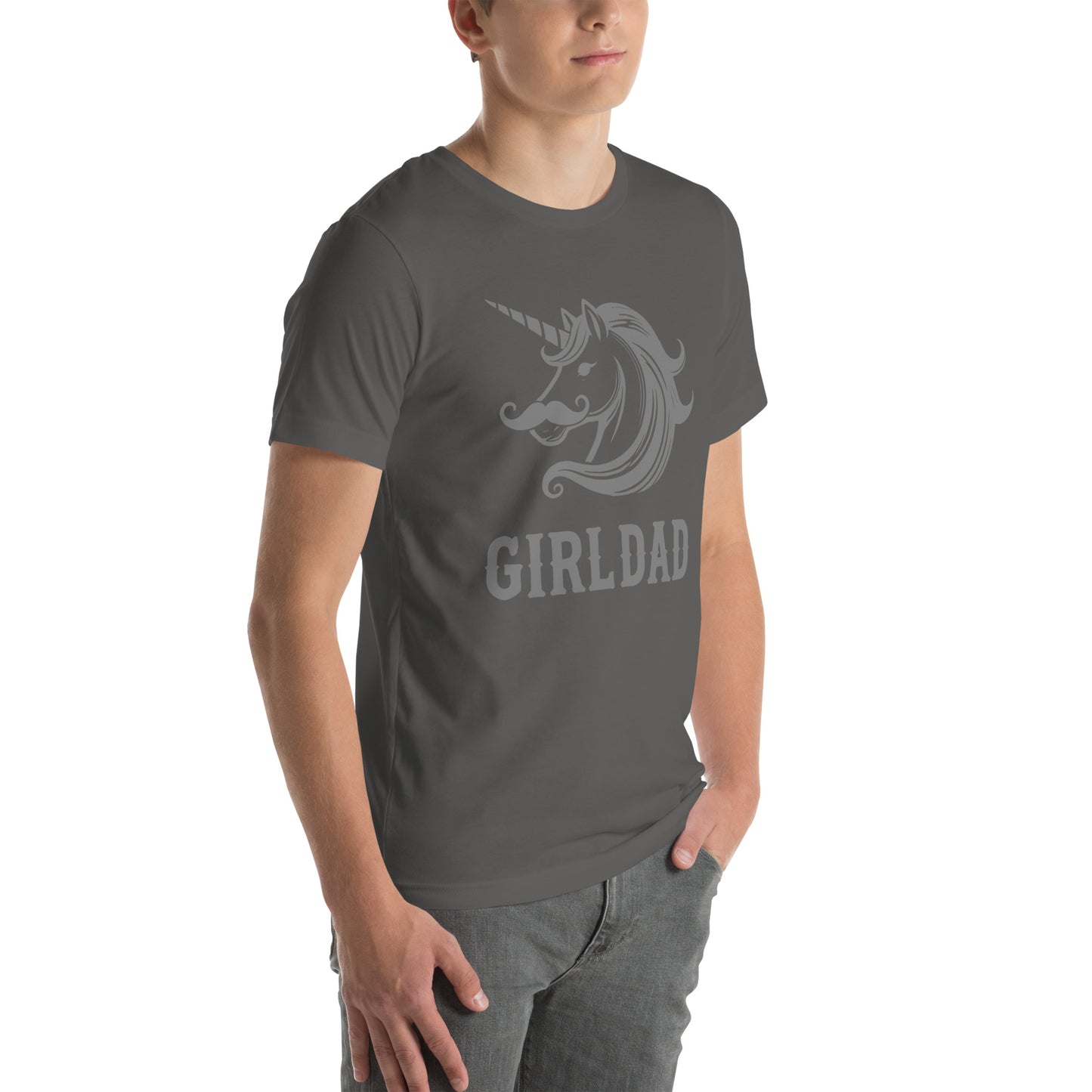 Proud Girl Dad Unicorn T-Shirt