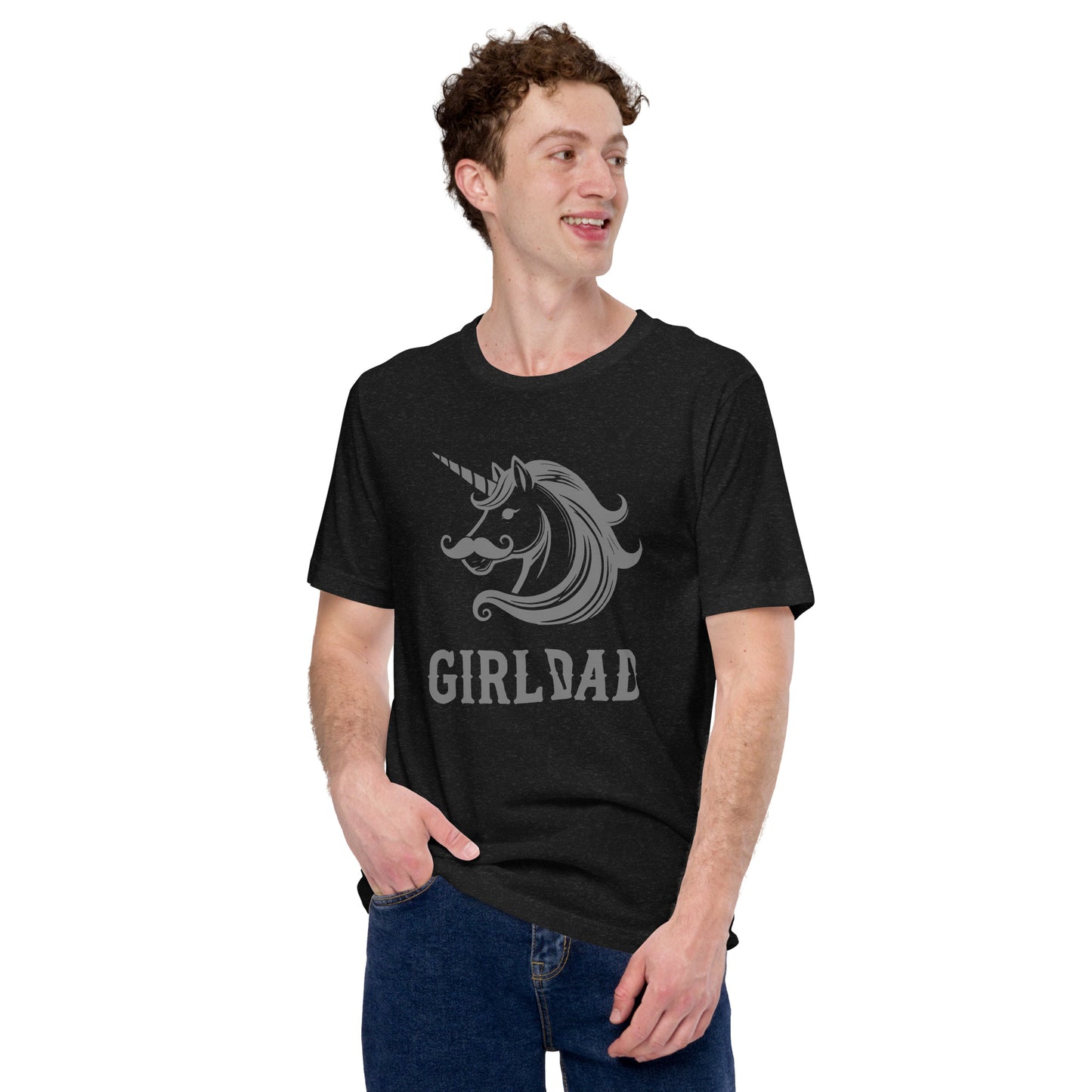 Proud Girl Dad Unicorn T-Shirt