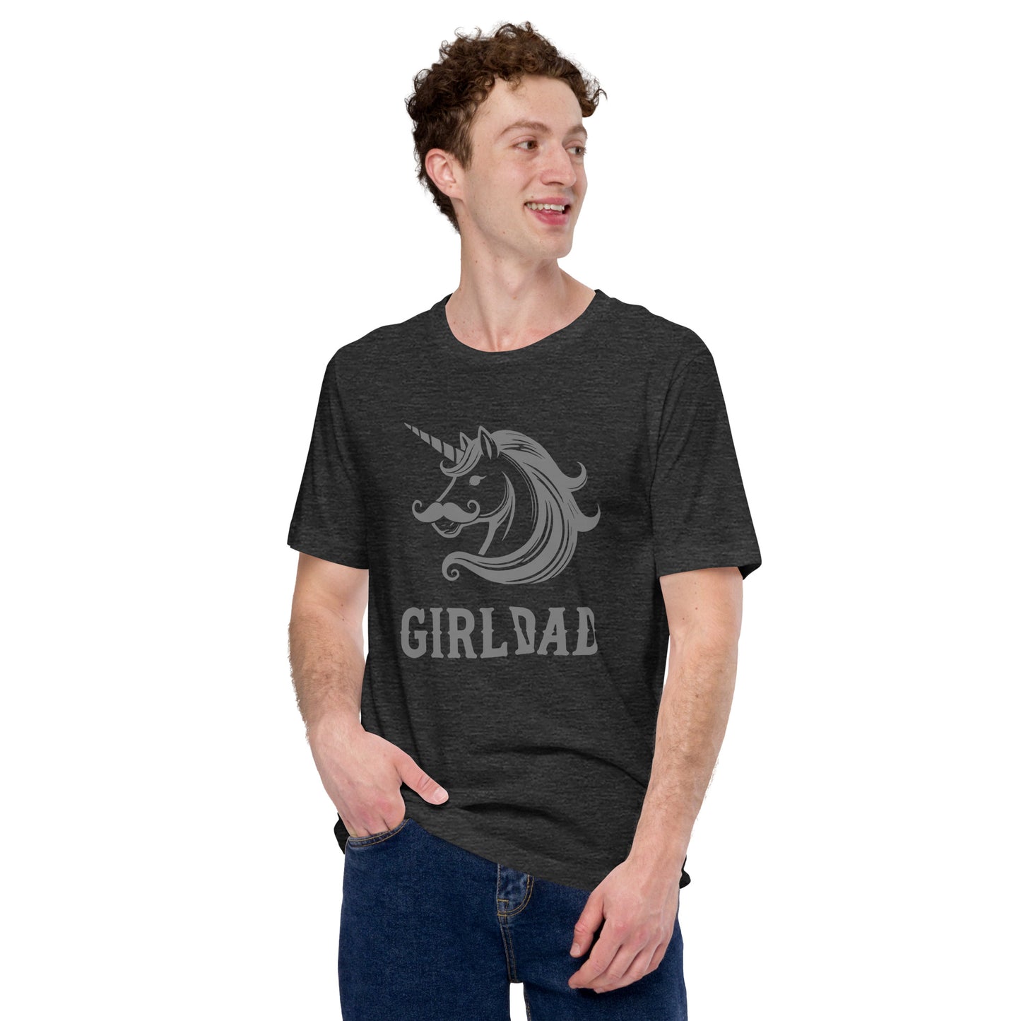 Proud Girl Dad Unicorn T-Shirt