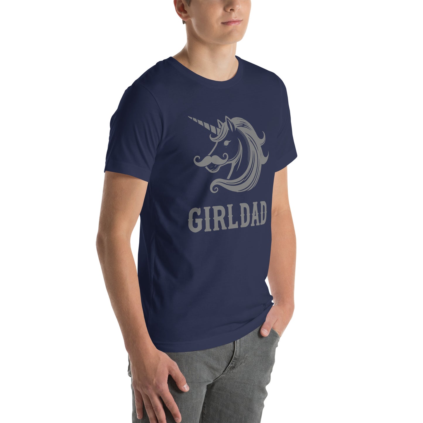 Proud Girl Dad Unicorn T-Shirt