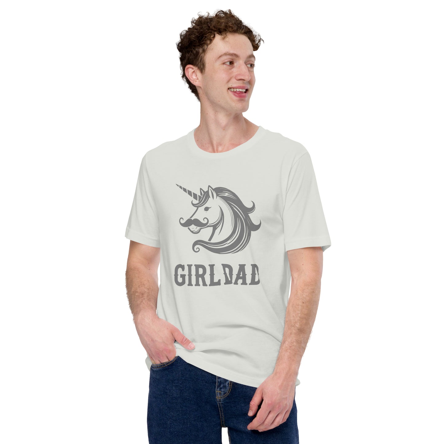 Proud Girl Dad Unicorn T-Shirt